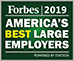 Named one of America's Best Large Employers in 2019 by Forbes